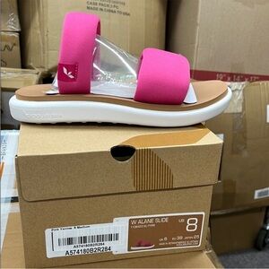 Koolaburra Women's Pink Alane Slide Sandals NWT